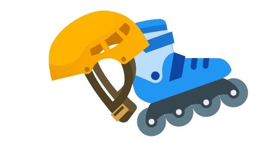 Прокат экипировки для занятий на роликах